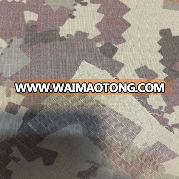 65 Polyster 35 Cotton Ripstop Camouflage Fabric